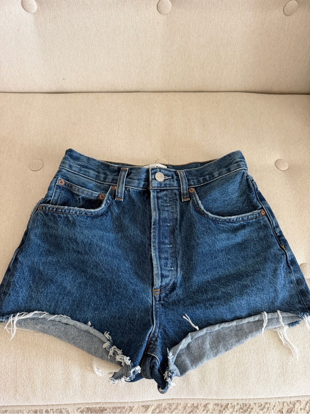 Agolde denim shorts